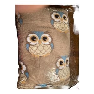Owl throw blanket 50 x 70 Christmas blanket